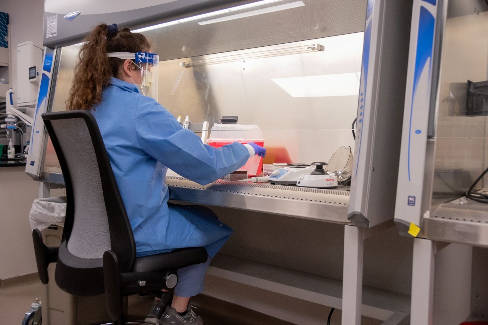 Photo of laboratory equipment. 