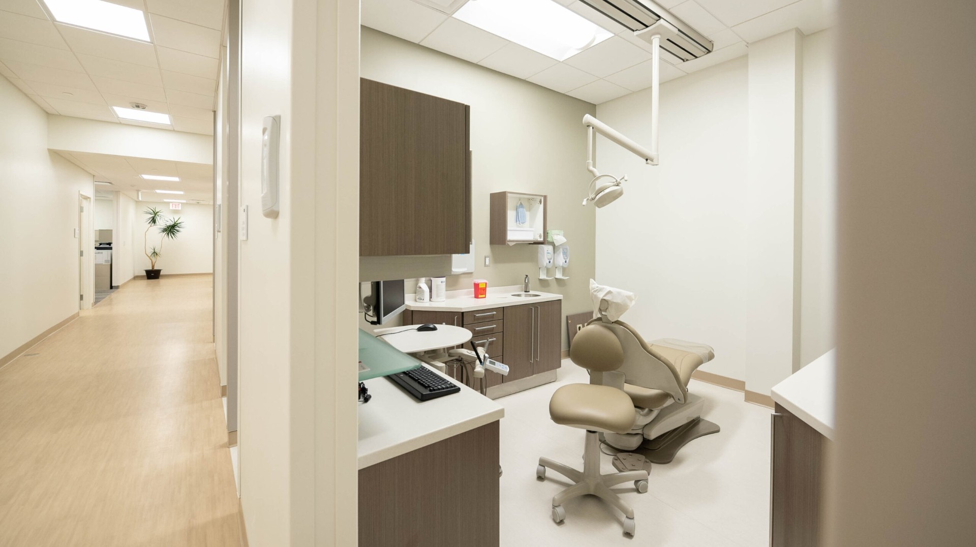 Dental Center Hallway