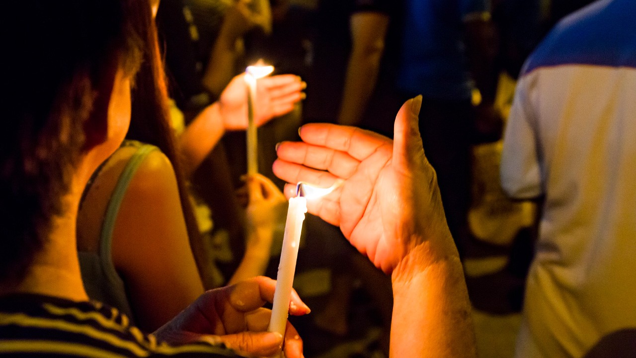Vigil for National Suicide Prevention Month.