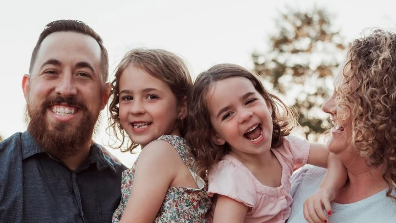 Luke Zerkle and his family