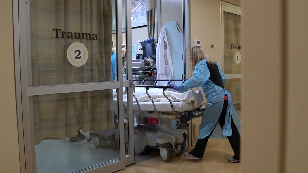 The trauma team at West Chester Hospital