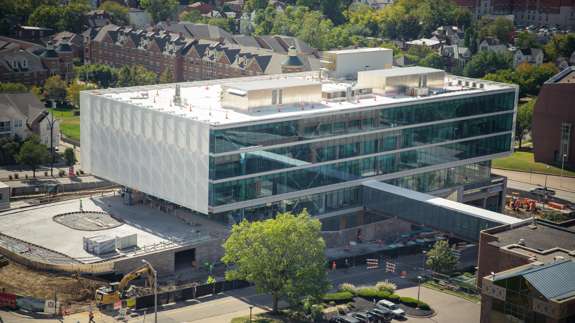 A Birds-eye view shot of the UCGNI Building