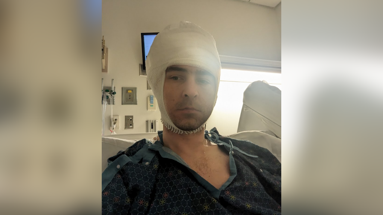 Adam recovering after SEEG procedure at UCGNI in Cincinnati, Ohio