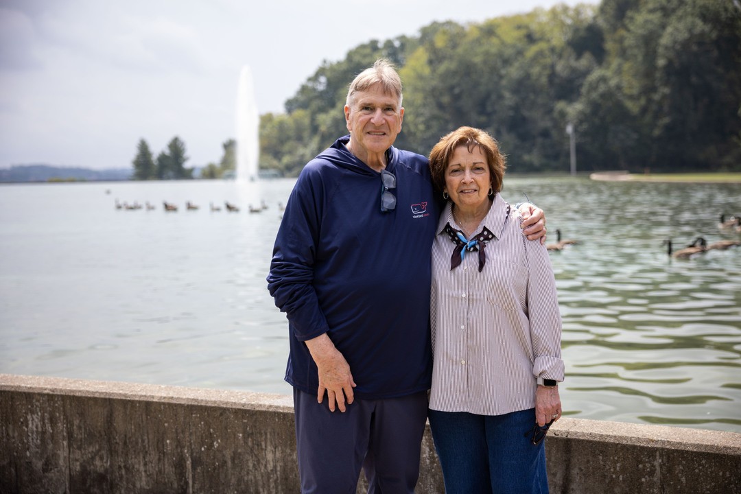 Bob and his wife Diane together in Cincinnati.