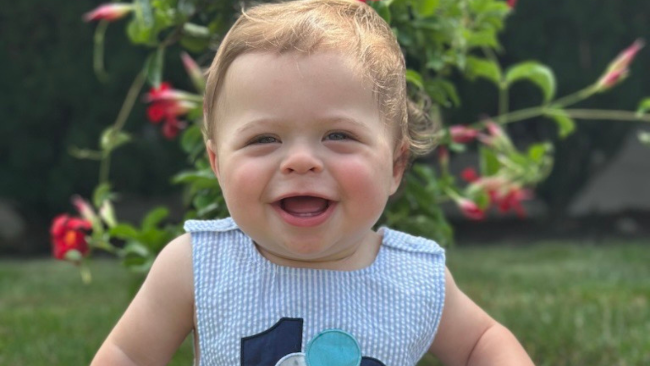 Baby Carmine in his one-year photo