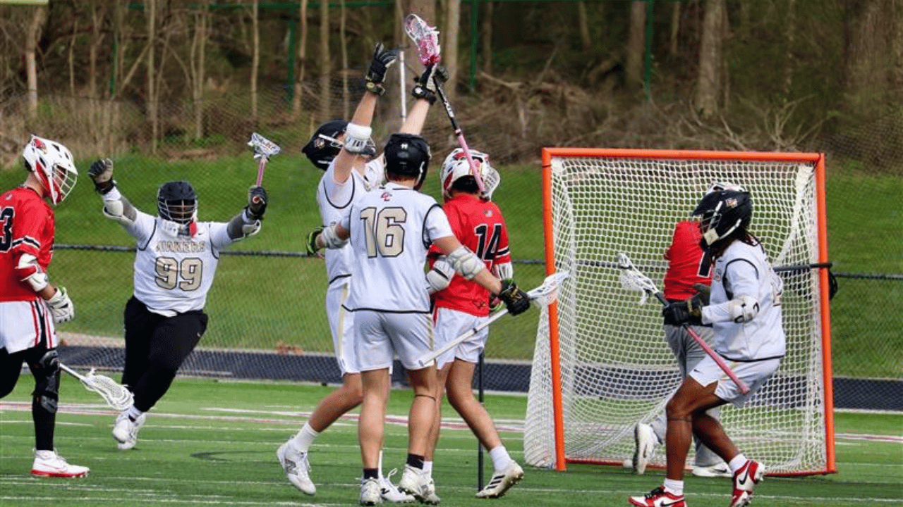 EJ on the lacrosse field.