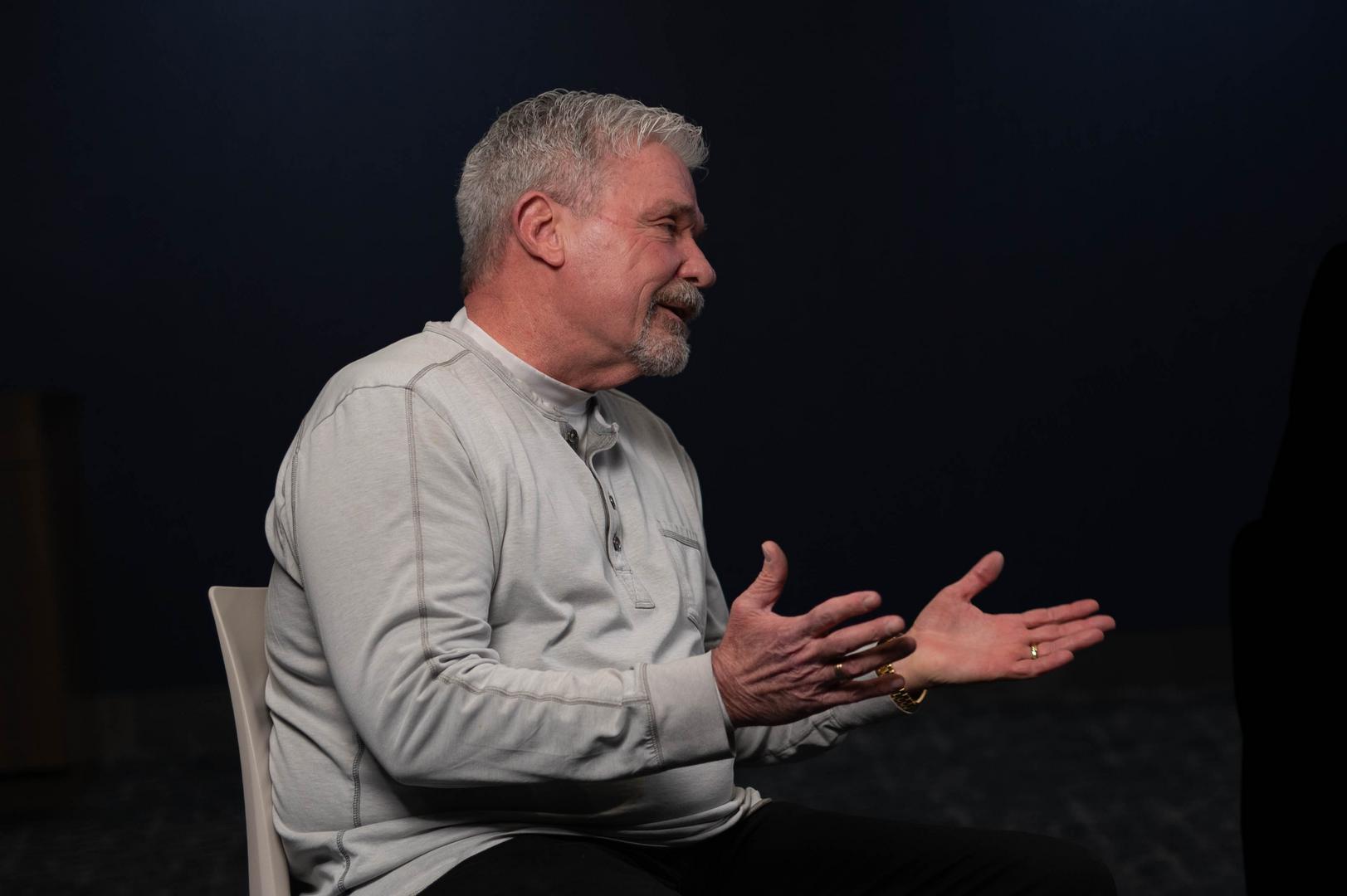 David Knock sharing his lung cancer journey.