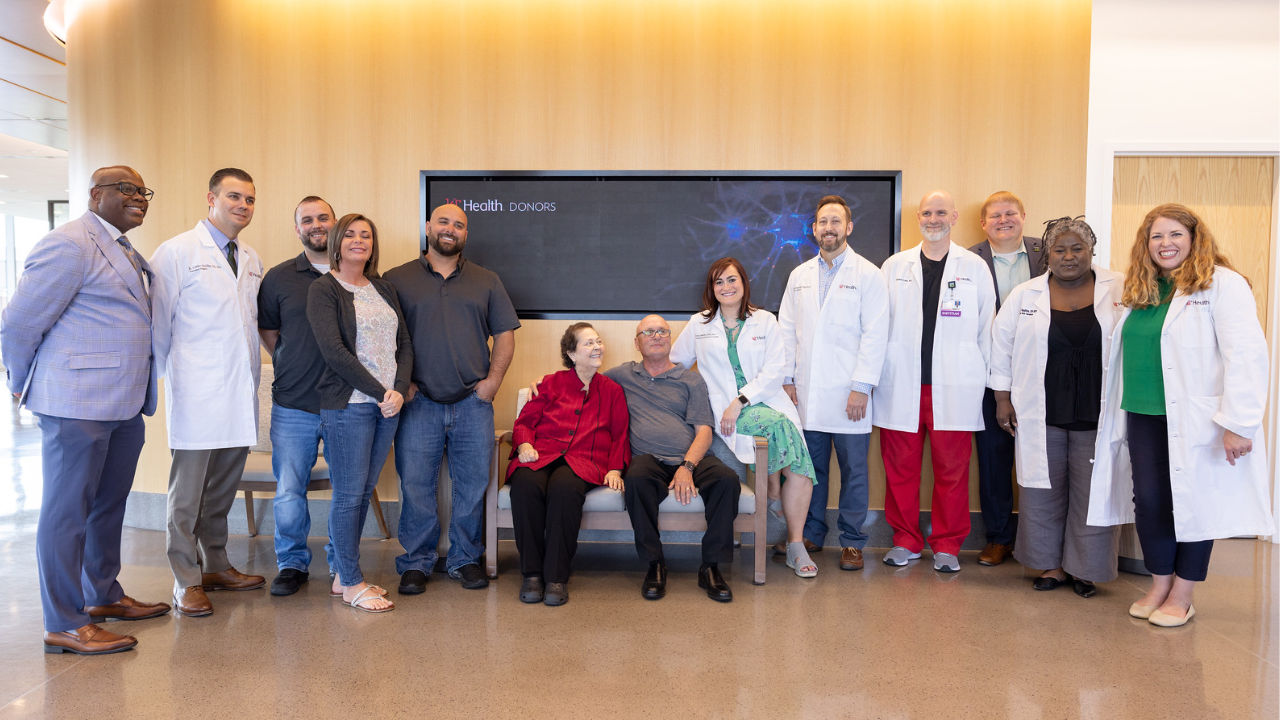 Reunion of the Knott Family and the UC Health Transplant Team