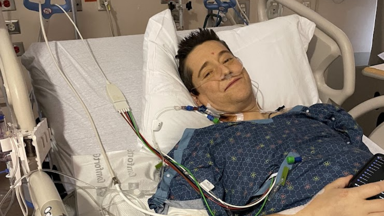 Matt Dill recovers in hospital