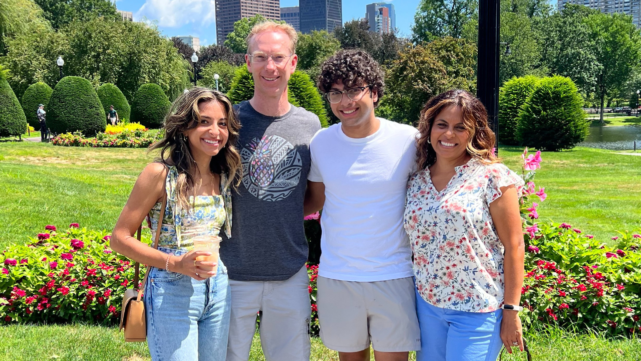 Mike Goertemoeller and his family