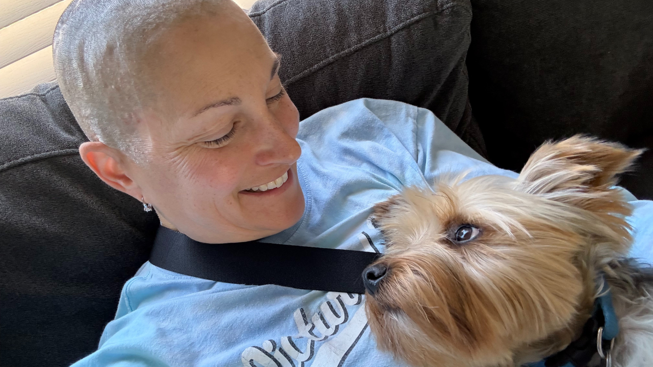 Patty Young and her dog