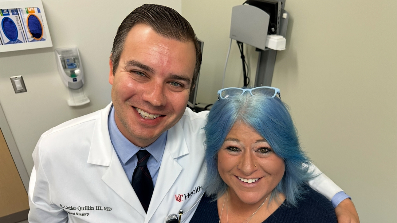 Sherry and Dr. Quillin