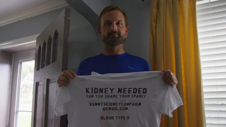Kenny uses social media to find new kidney