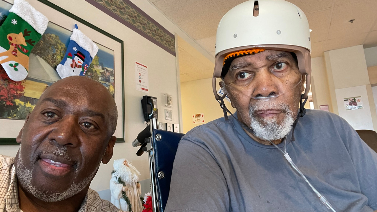 Theodore Mathis and his son, Ted