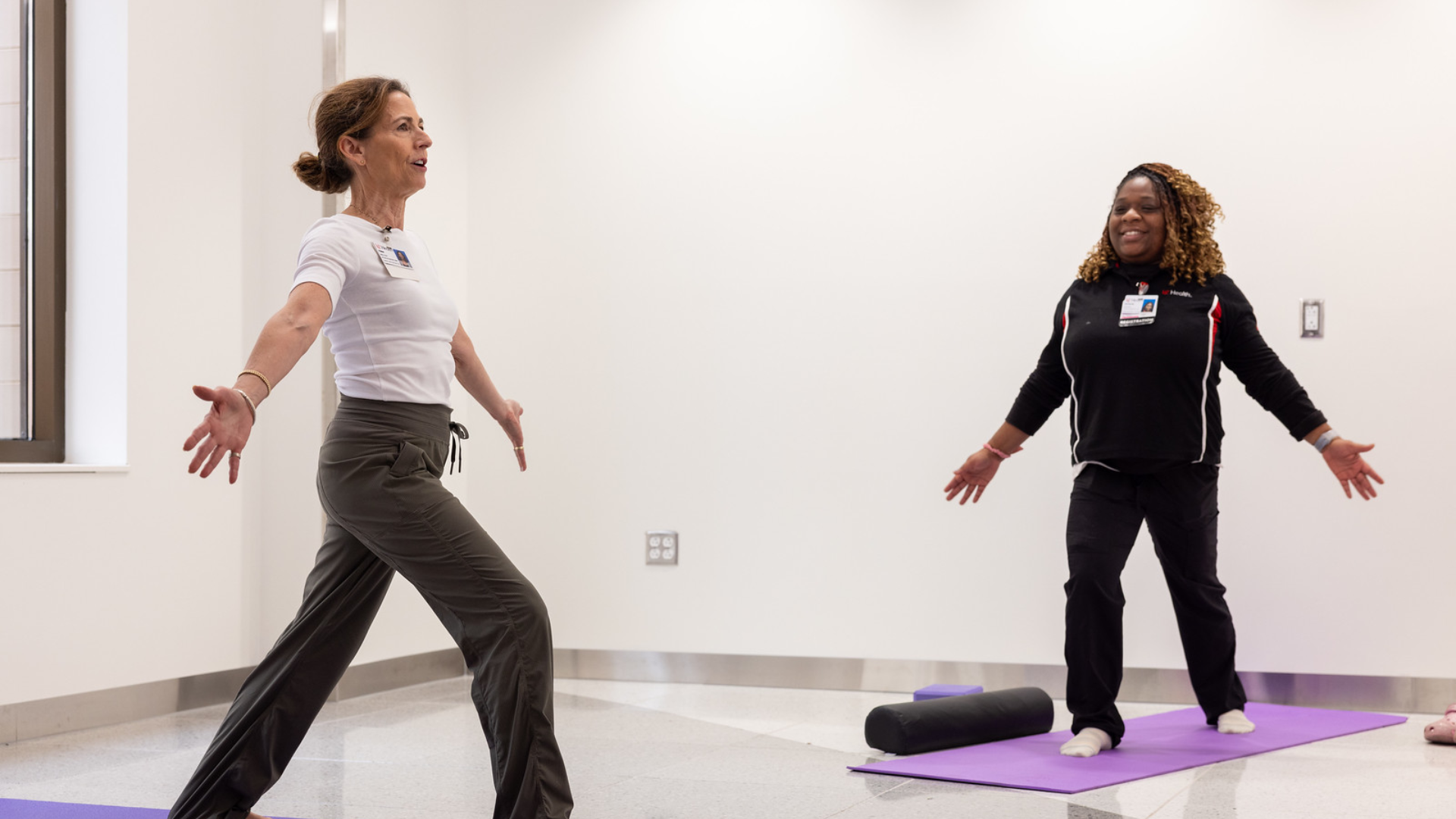 Yoga therapy has long been part of the Osher Center for Integrative Health’s approach to care. The UC Osher Wellness Suite brings evidence-based movement and stress-reduction practices to even more people in Cincinnati. 