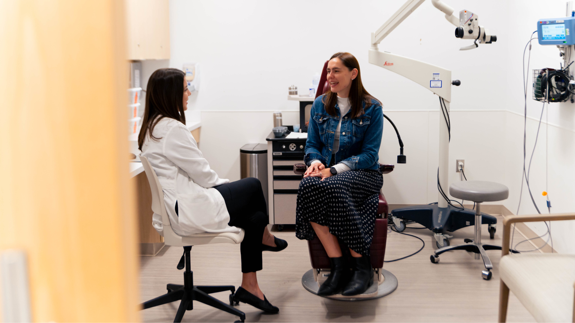 Patient meets with provider at UC Health