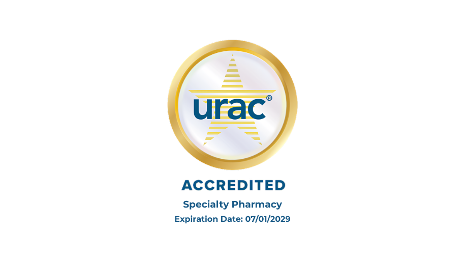 URAC Accredited for Specialty Pharmacy - Exp 07-01-2029