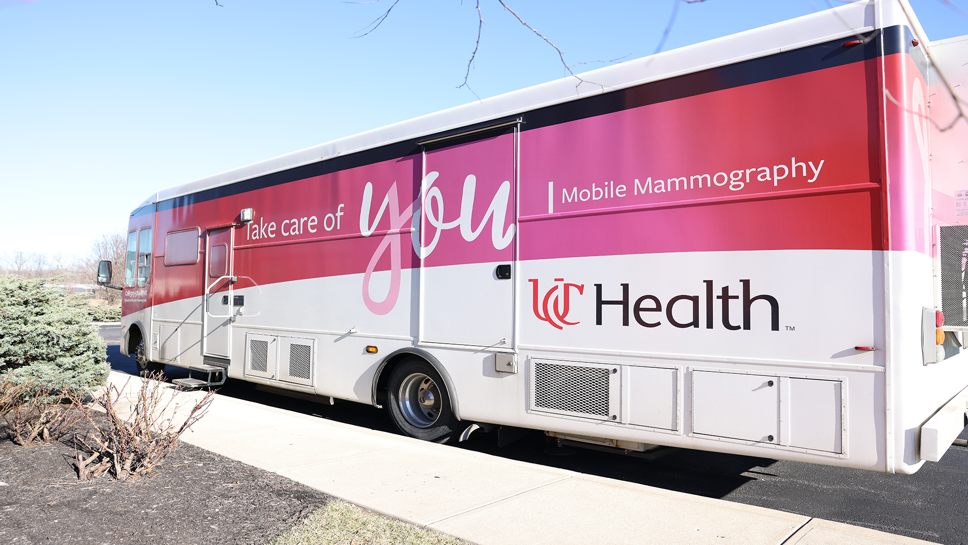UC Health mobile mammography bus
