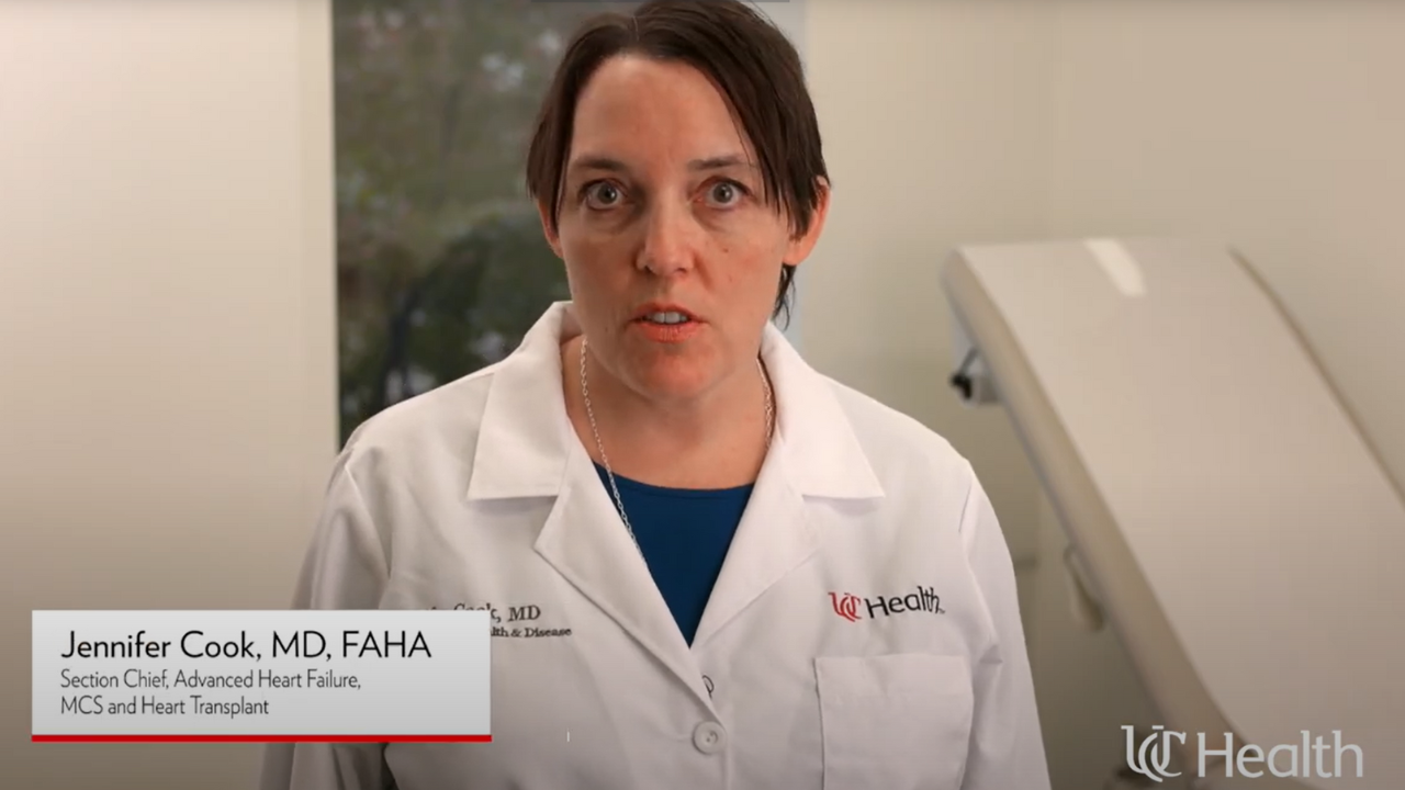 Jennifer Cook, MD, FAHA explains the heart transplant evaluation process