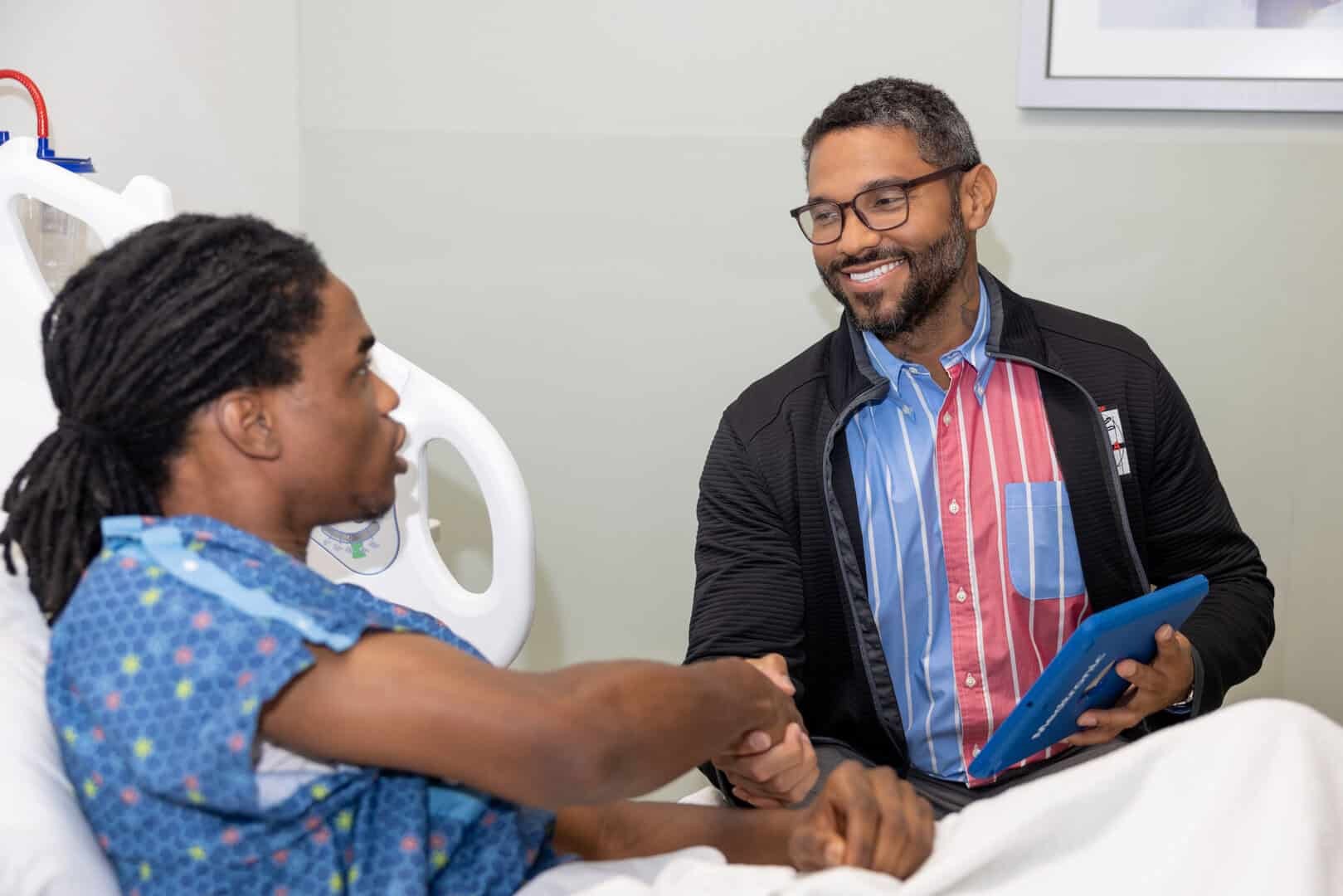 VPP supporting an adult patient.
