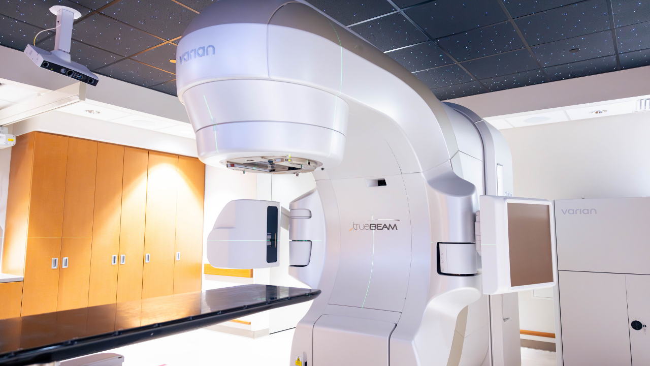 Photo of breast imaging equipment. 