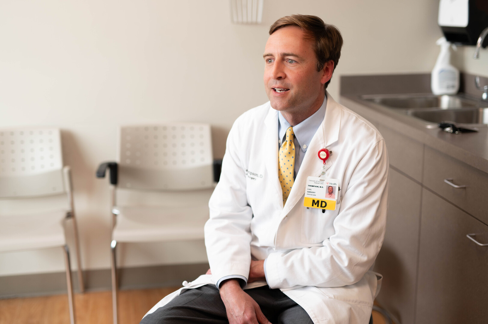UC Health physician meeting with patient