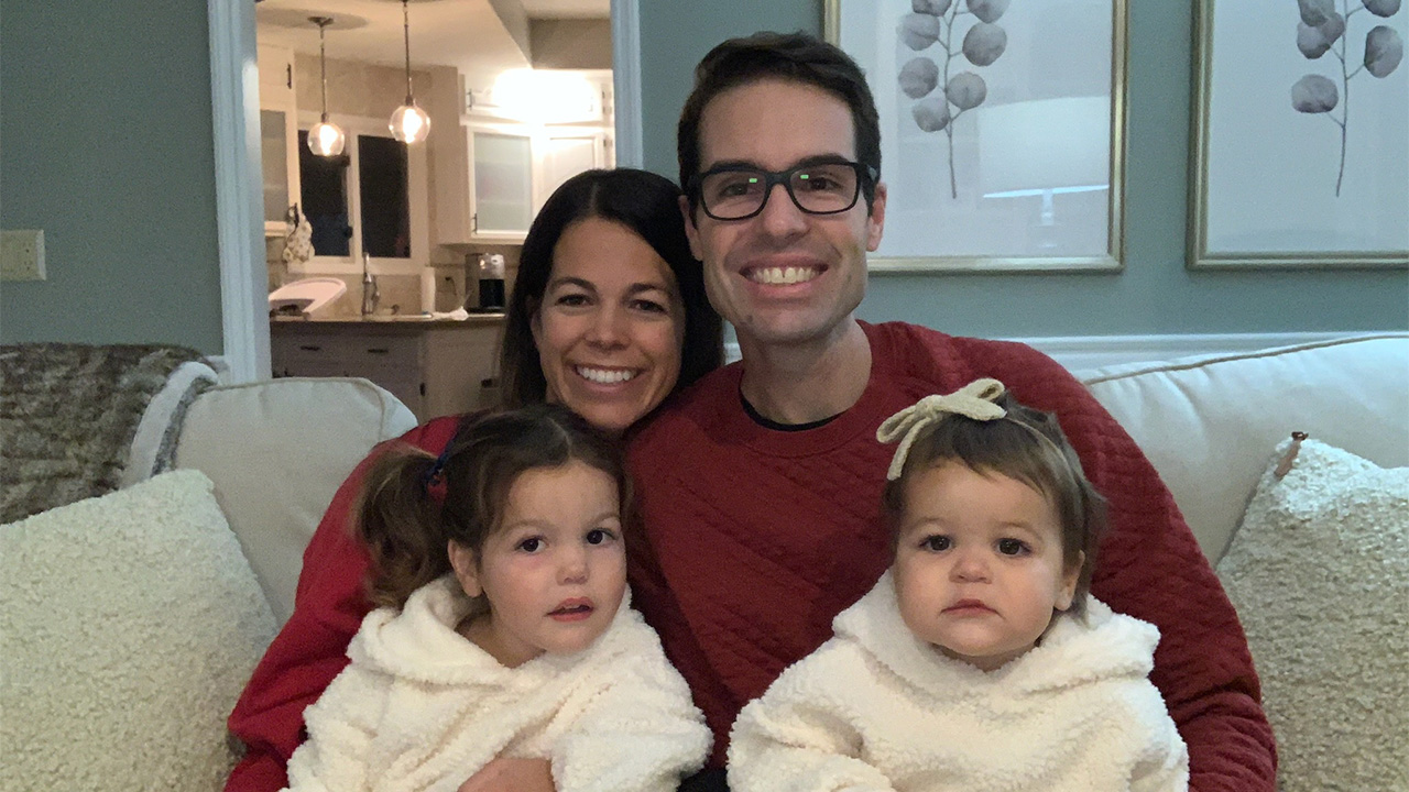 Photo of Matt Stenger and family. 