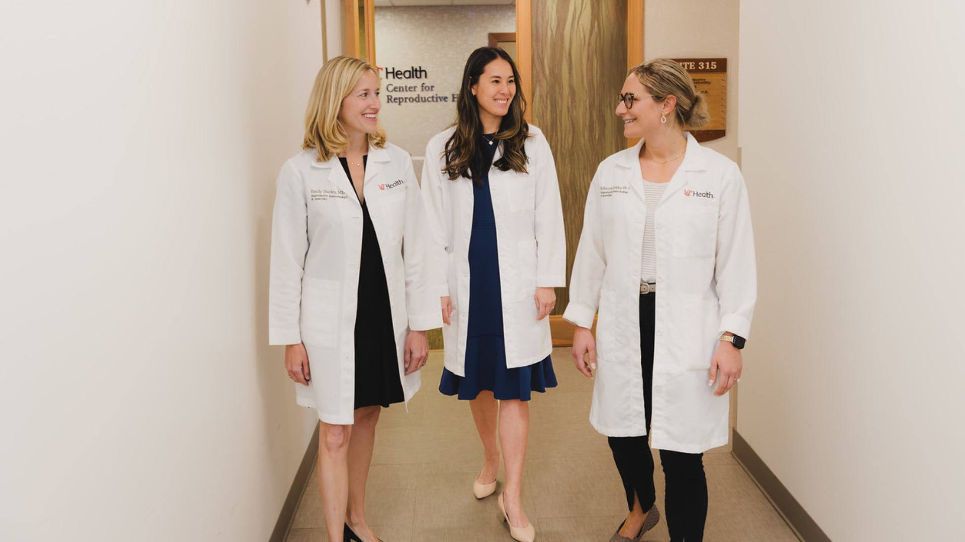 Team works with patient
