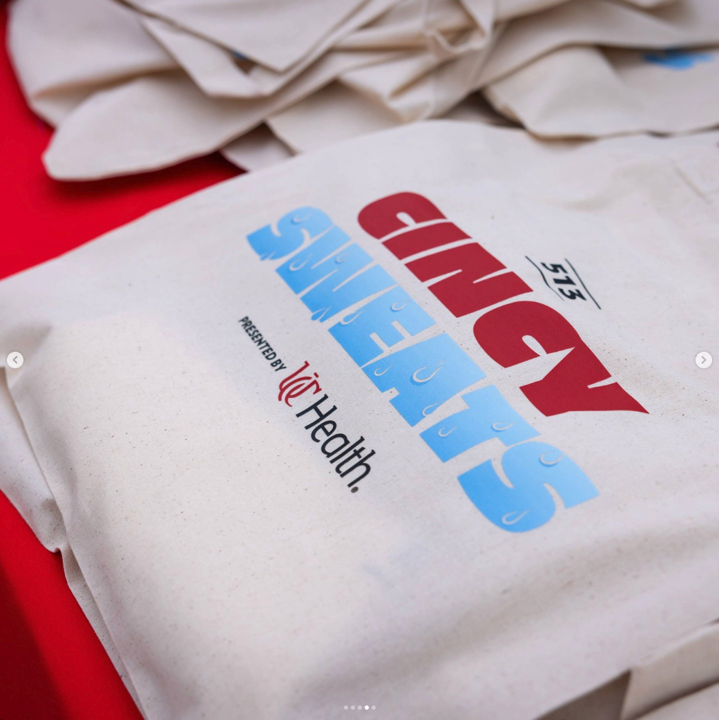 Cincy Sweats celebration t-shirt. 