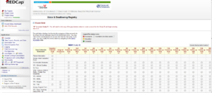 A screen shot of the clinical database for the Voice and Swallowing Center at the University of Cincinnati (UC) Medical Center. Image courtesy of Rebecca Howell, MD.